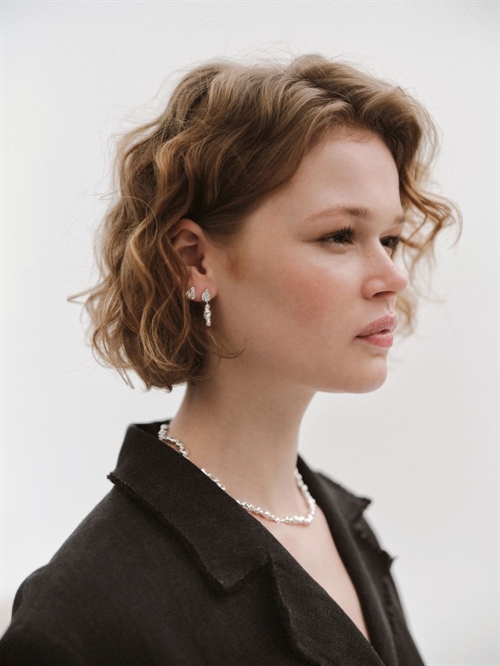 LEA HOYER ARIA EARRING SILVER